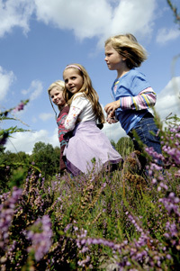 Kinder im Bourtanger Moor