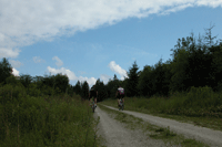 Radfahrer im Naturpark Münden