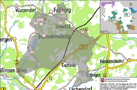 Karte Steinhuder Meer